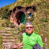 Francisco in front of Bag End
